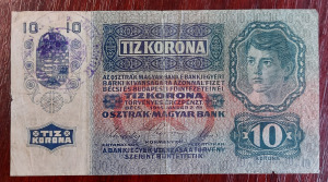 1915-ös tíz koronás bankjegy