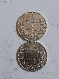 F.J. 1 korona LOT -1894-1896 KB !    1 FT!  NMÁ !  CSAK 12 NAP !