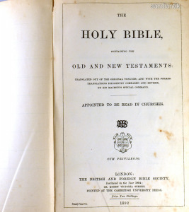 1892 ANTIK BIBLIA X