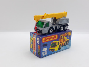 Matchbox Superfast. Crane Truck + Eredeti doboz. Ritka festetlen modell !!!!!!!!!!!!!!!!!!!!!