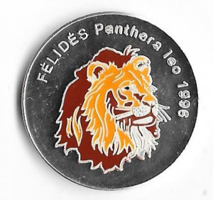 1996. Kongó 500 Francs színezüst alk. érme-oroszlán ( Ag, PP )