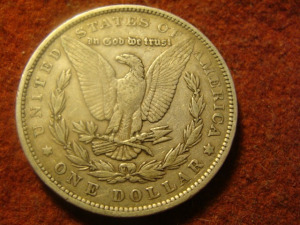 USA hatalmas ezüst 1 dollár 1878  26,7 gramm  0.900 38.1 mm