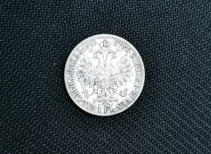 Ferencz József ezüst 1 Florin 1865 A - VF - RITKÁBB