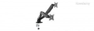 Raidsonic IcyBox IB-MS304-T Monitor Stand Table Support For Two Monitors Up To 27 Black