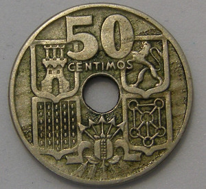50 CENTIMO  1949 VF