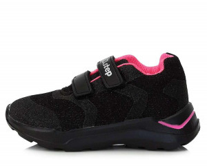 DD Step ultra könnyű Sportcipő pink-glitteres fekete 34