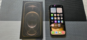 Apple iPhone 12 Pro Max 128GB Újszerű Gold Garis 100% Aksi !