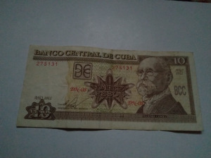 Kuba 10 pesos 2012 VF