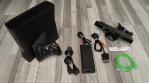 Akció! Xbox 360 S Konzol 250gb + Kinect + Választható Játék! HDMI/Wifi/Youtube/DVD/Webböngésző