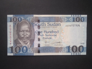Dél-Szudán 100 Pounds 2019 Unc-