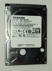 Toshiba 320GB laptop / notebook HDD merevlemez SATA 100/100 #K34S