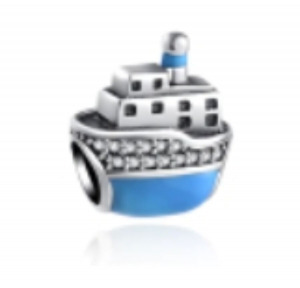 Pandora stílusú ezüst charm - Óceánjáró