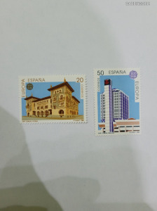 Postatiszta bélyeg teljes sor Spanyolország 1990