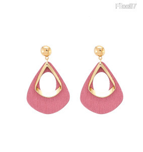 KÖLN női geometrikus fülbevaló-rózsaszín
