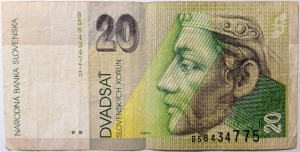 Szlovákia 20 korona 1995