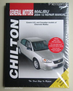 Chevrolet Malibu javítási könyv (2004-2012) Chilton USA