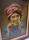 Kvalitásos, jelzett, olaj-vászon festmény, szivarra gyújtó nő, portré, 81x66 cm Kép
