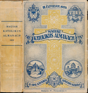 Magyar Katolikus Almanach 1929. III. évfolyam