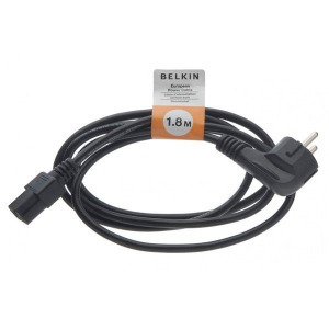 Belkin IEC-Euro hálózati kábel 1.8m (F3A225CP1.8M) (F3A225CP1.8M)
