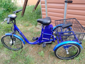 Lofty 3 elektromos tricikli (háromkerekű kerékpár) ÁRCSÖKKENÉS!!! Li-ion akkumulátorral, ÚJ