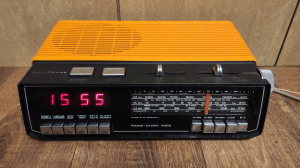 NORDMENDE RADIO-CLOCK 4000 - LED rádiós ébresztőóra - RETRO - 1976 - 1977