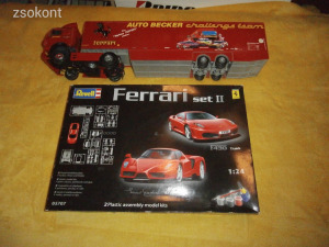 Ferrari REVELL kamion és F 430 , ENZO kirakó dobozával  Csepelen lehet személyesen átvenni !!!
