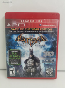 Batman Arkham Asylum Game of the Year Edition Greatest Hits - PS3 Játék  USA