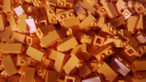 Lego Orange Brick, Modified 32952