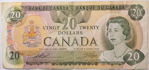 Kanada 20 dollár 1979 P-93c II. Erzsébet királynő