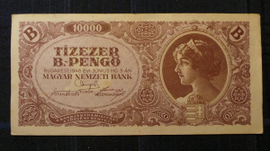 10000 B.-Pengő 1946 hajtatlan (DZ1)