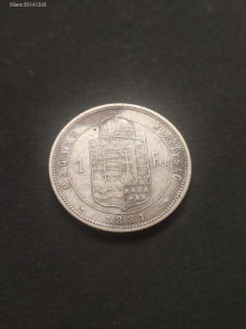 Ferenc József 1 forint 1881