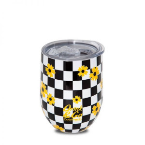 Cool Pac Drink & Go utazóbögre / duplafalú fém pohár - 350 ml - Chess Flow