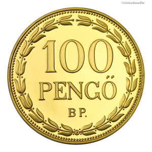 Magyar Királyság 100 Pengő 1927 UV aranyleveret