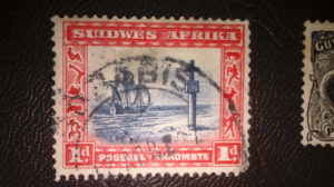 Bélyeg, külföldi pecsételt bélyeg Dél-Nyugat Afrika (meghosszabbítva: 3271885271) - Vatera.hu Kép