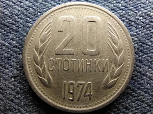 Bulgária Második címer 20 Stotinki 1974 (id68549)