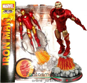 18cm-es Avengers Vasember / Iron Man Bosszúállók figura mozgatható végtagokkal és alátehető talapzat