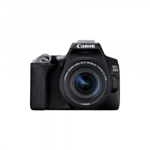 Canon EOS 250 D Digitális tükörreflexes fényképezőgép EF-S 18-55 mm IS 25.80 Megapixel Fekete 4k ...