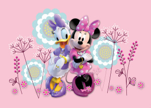 Minnie egeres poszter, Daisy kacsával160 cm x 110 cm