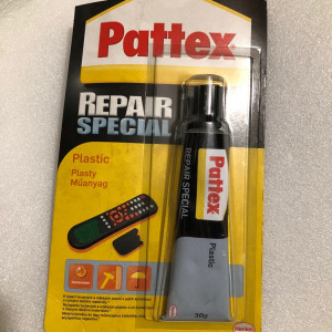 Pattex Special Repair műanyag ragasztó 30g átlátszó ütésálló cseppálló nitrocellulóz gél
