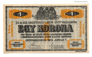 1916 Ostffyasszonyfa 1 Korona