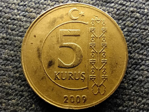 Törökország 5 kurus 2009 (id67921)