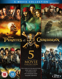 A Karib-tenger kalózai 1-5 (5BD) Blu-Ray - Johnny Depp, Orlando Bloom, Geoffrey Rush