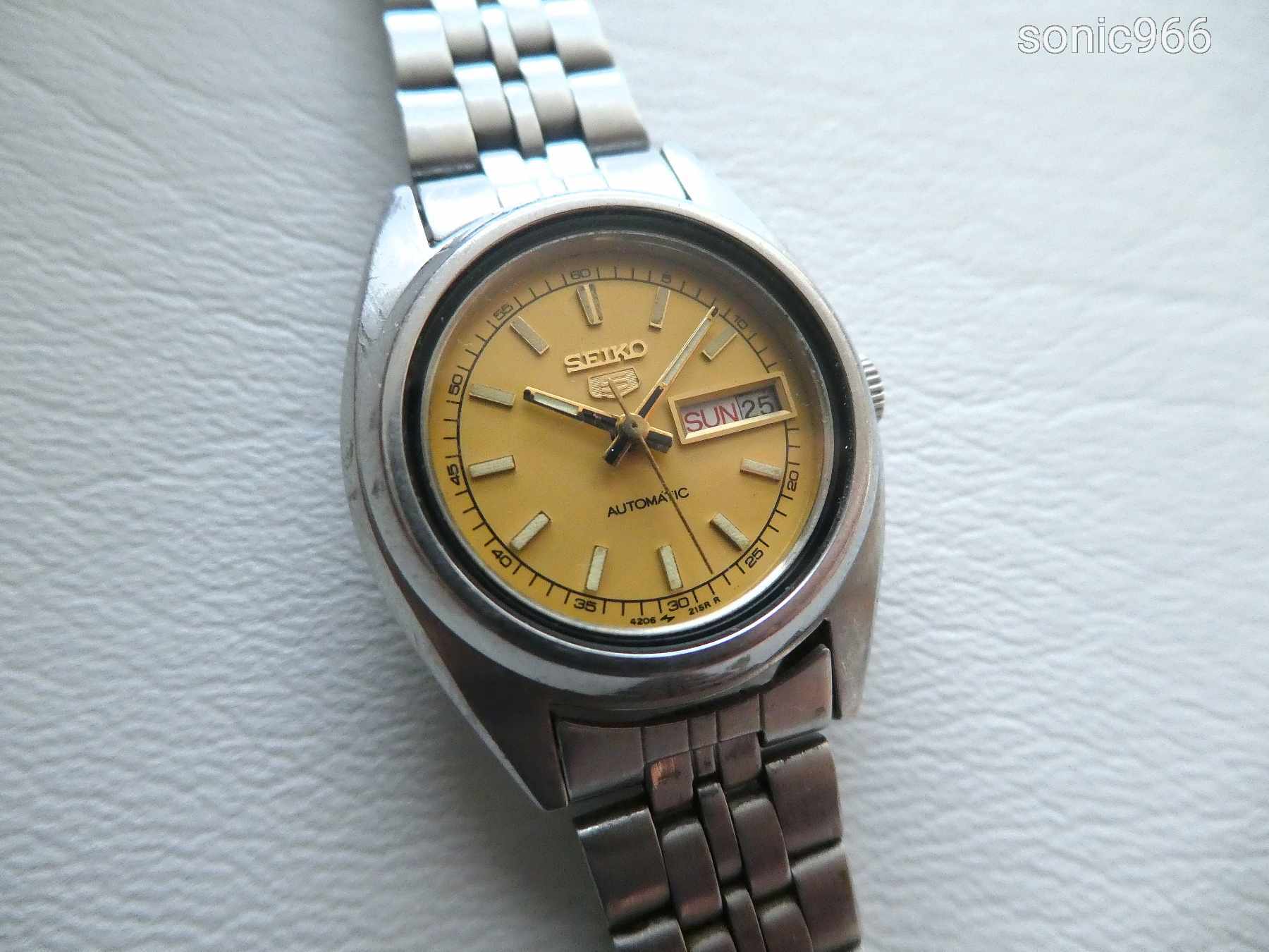 Gyönyörű elegáns ritka női acél tokos SEIKO 5 Automatic a 80-as évekből! 1989!