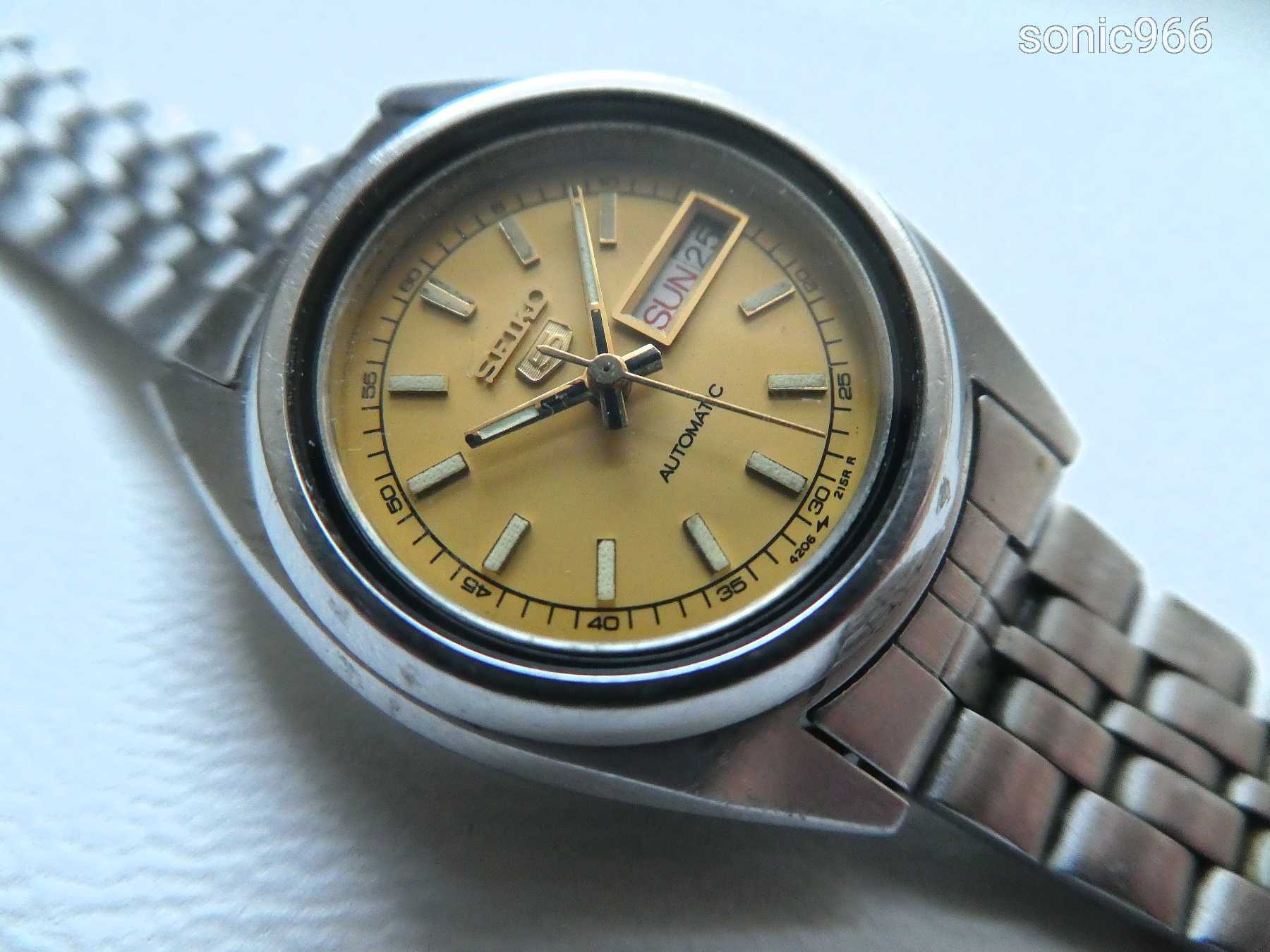 Gyönyörű elegáns ritka női acél tokos SEIKO 5 Automatic a 80-as évekből! 1989!