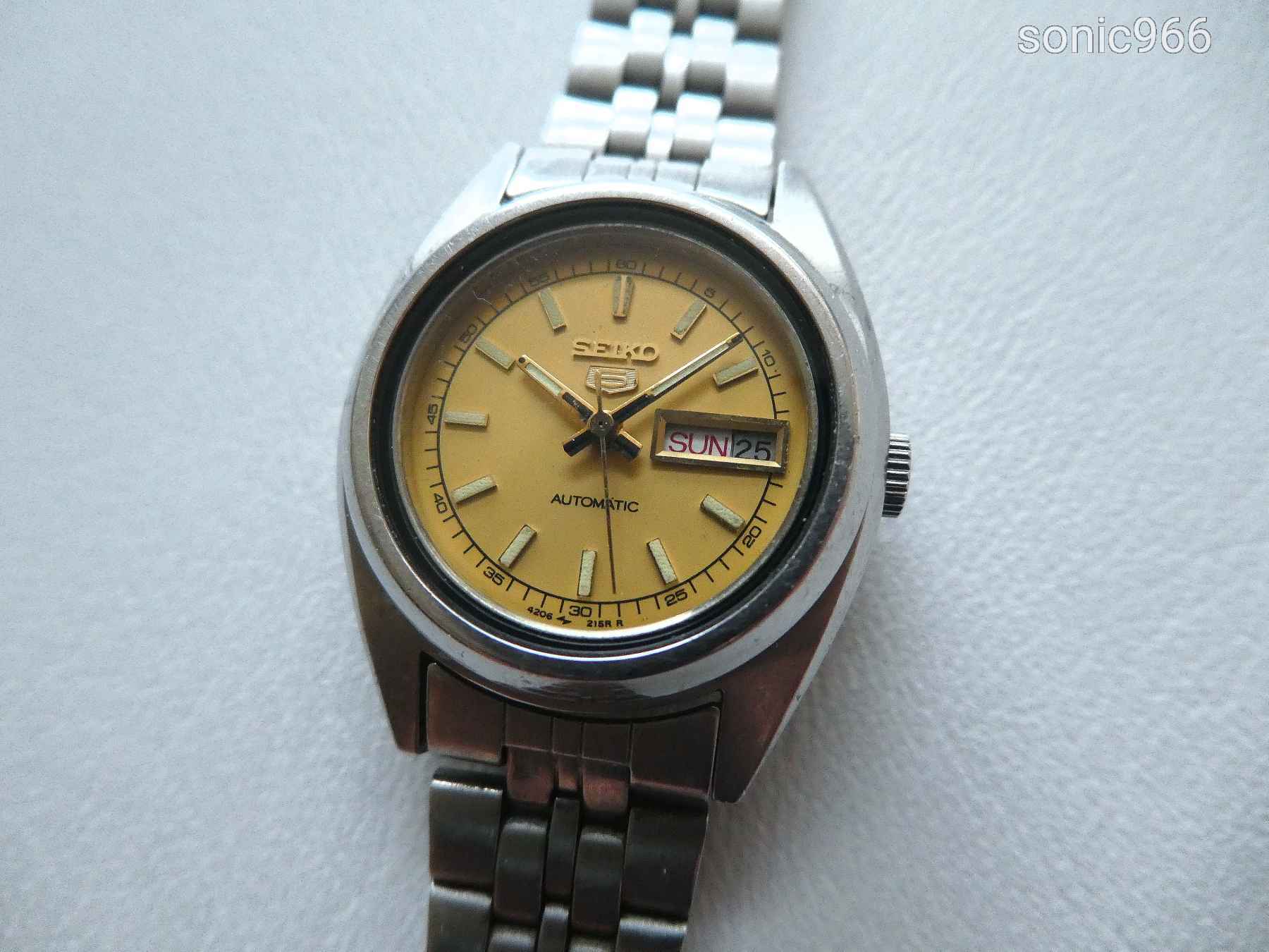 Gyönyörű elegáns ritka női acél tokos SEIKO 5 Automatic a 80-as évekből! 1989!