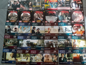 Video cd VCD film sorozat  Poirot ,  Sherlock Holmes , Thriller , Süsüke