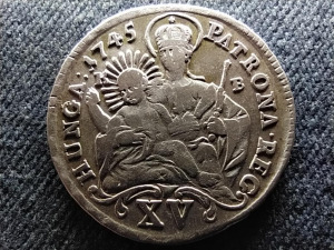 Mária Terézia (1740-1780) ezüst 15 Krajcár 1745 KB (id76000)