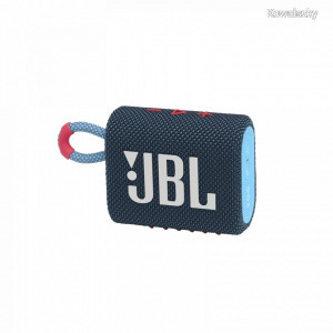 JBL Go 3 Bluetooth Portable Waterproof Speaker Blue/Red JBLGO3BLUP