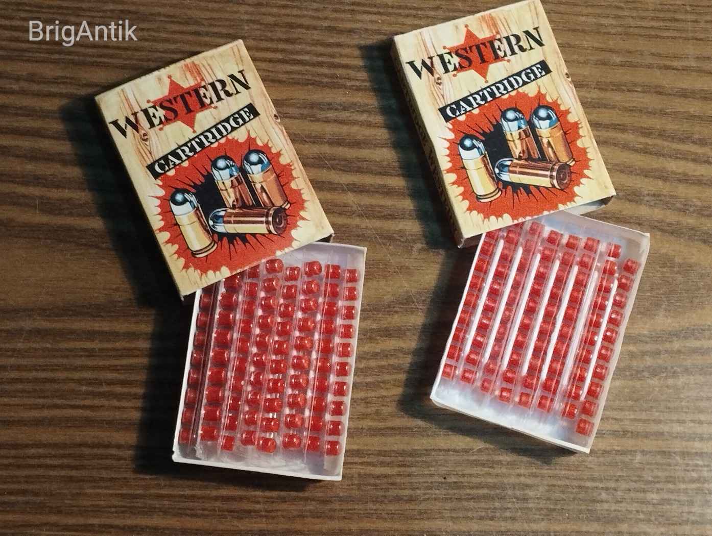 Retró Western lőszer játék fegyver - 2 doboz