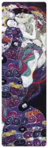 Könyvjelző 5x16cm, Klimt: Szüzek
